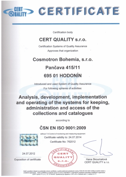 Quality certificate awarded again