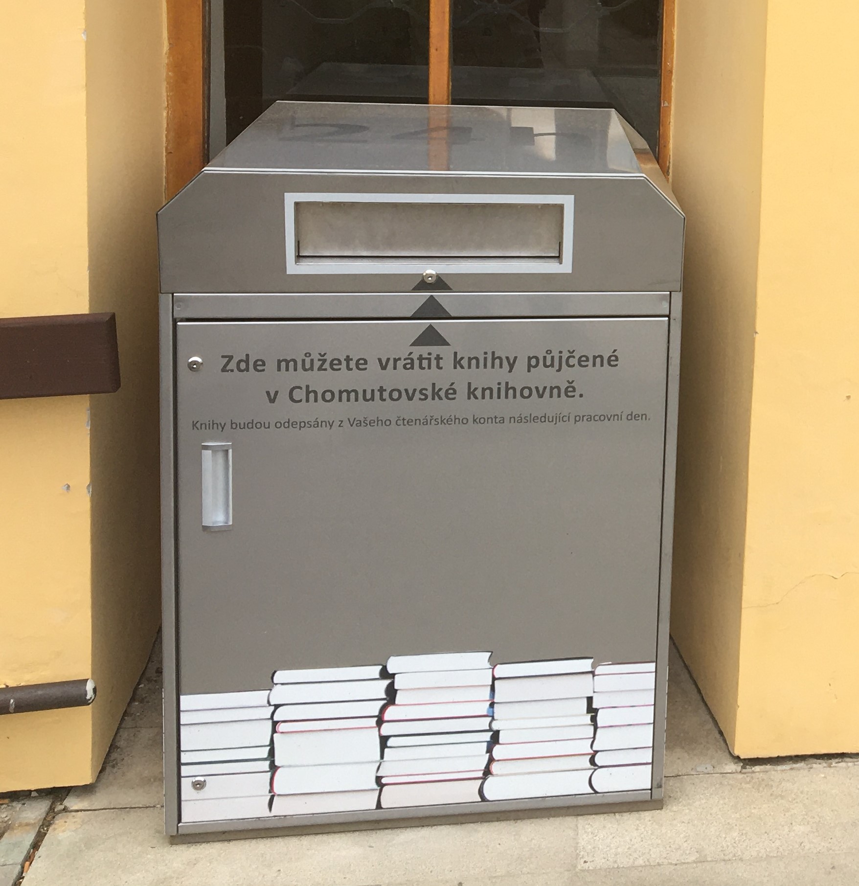 Outdoor Book Drop Container Cosmotron